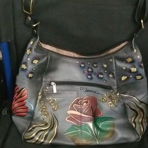 Gorgeous Handpainted Anushka Leather Shoulder Bag